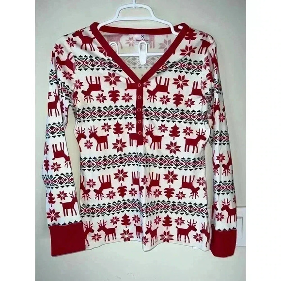 HANNA ANDERSSON womens medium Xmas top long sleeve - Picture 1 of 9